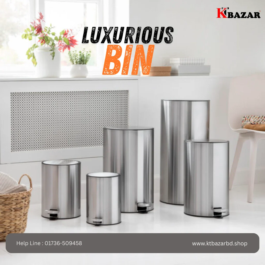 Steel Pedal Bin Round