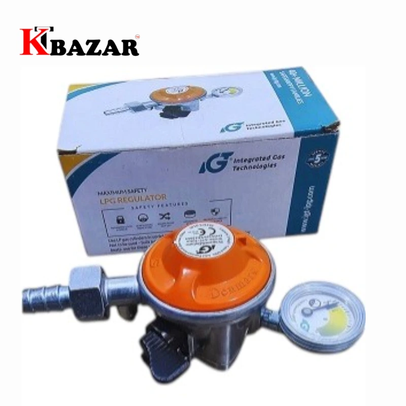 High quality For LPG gas regulator of Auto Safety with meter and safety device size-22mm - Image 3