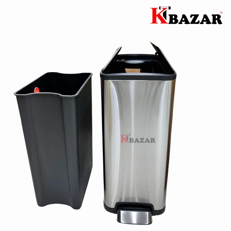 High-quality Stainless Steel Hydraulic Dustbin 30 Litre Soft Close - Image 2