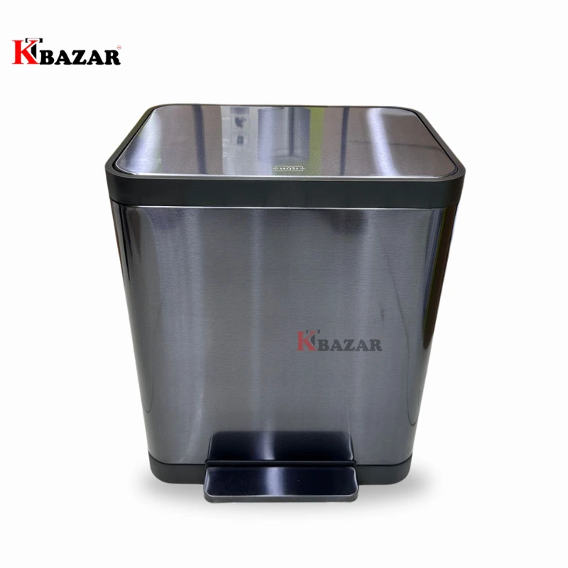 High-quality Stainless Steel Hydraulic Dustbin 25 Litre for Kitchen