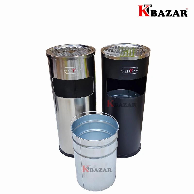 Steel Ash Tray Dustbin - Image 4