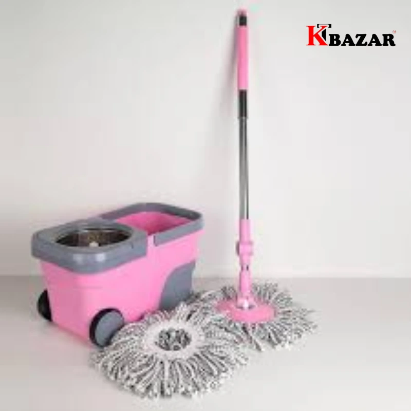 Magic 360 Spin Mops Floor cleaning (Pink & Cyan)