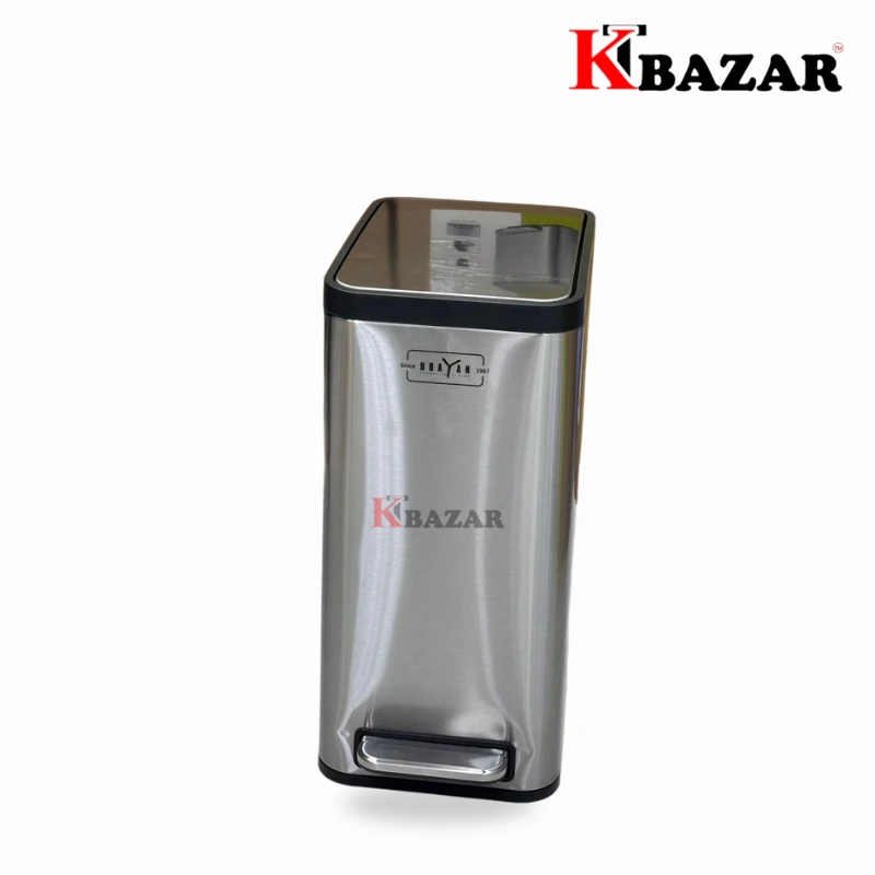 High-quality Stainless Steel Hydraulic Dustbin 15 Litre Soft Close