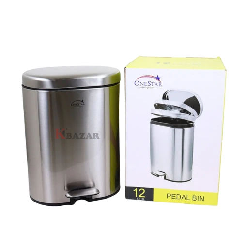 Round-Rect. Stainless Steel Pedal Bin 6 & 12 Litre - Image 13