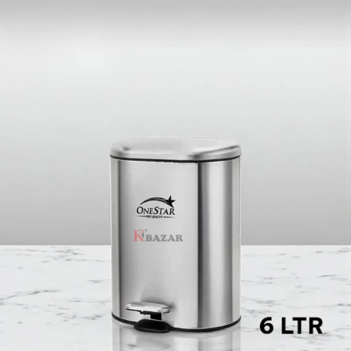 Round-Rect. Stainless Steel Pedal Bin 6 & 12 Litre - Image 10