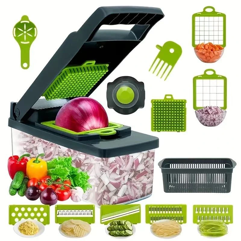 14 Pcs Vegetable Chopper Set - Image 4