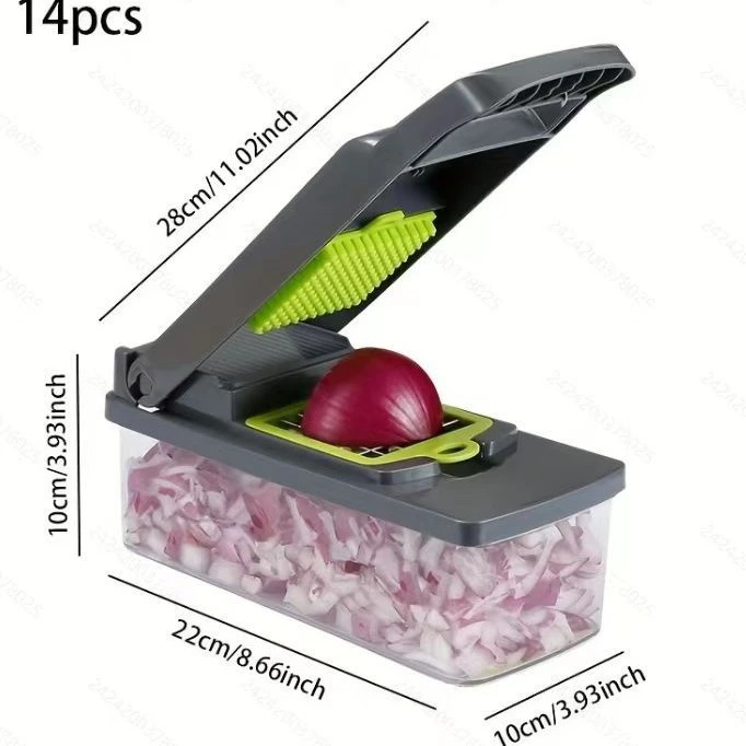 14 Pcs Vegetable Chopper Set - Image 2
