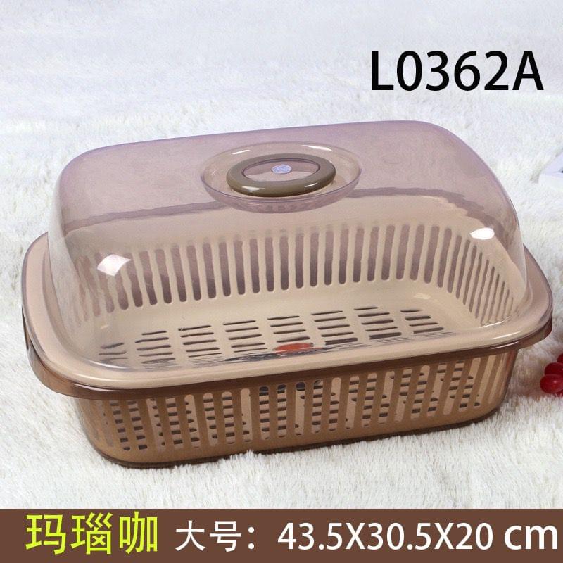 Multi-purpose double-layer fruit and dish drain basket - Image 3