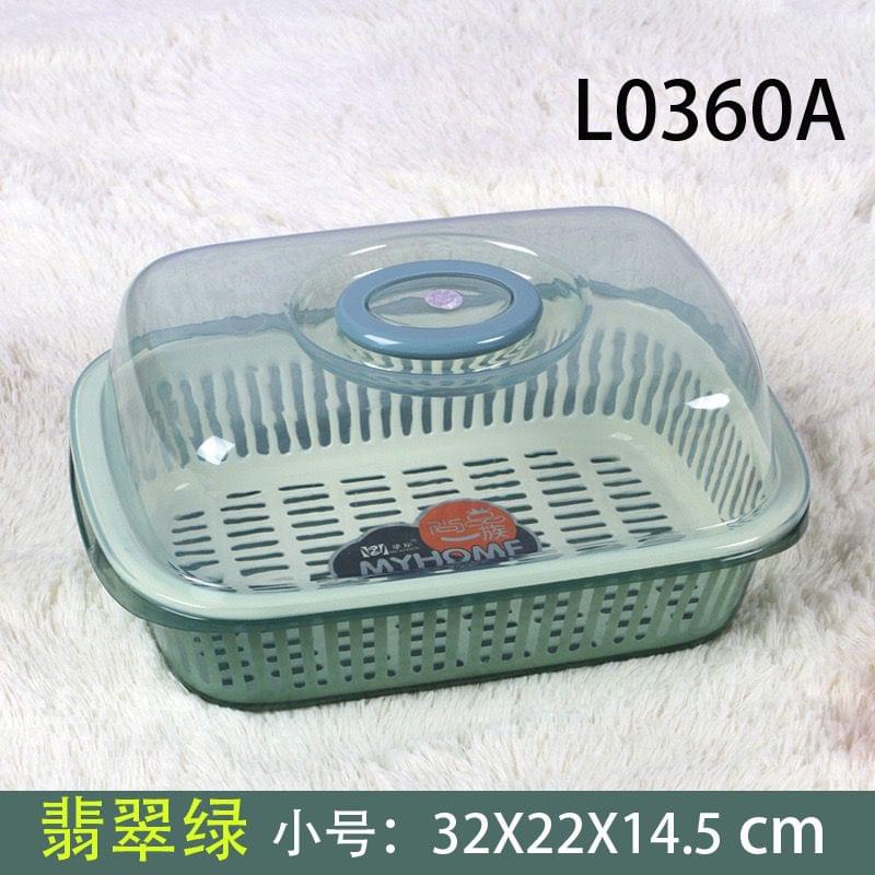 Multi-purpose double-layer fruit and dish drain basket - Image 5